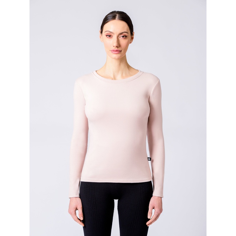 THERMAL FLEECE LONG SLEEVE TOP, CASSIAS