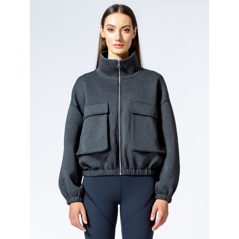 DEEP POCKET JACKET, GREY NEOPPENE