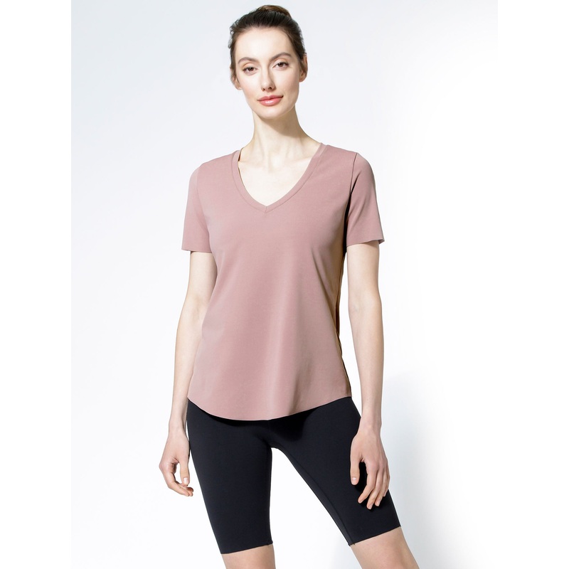 RELAXED NUDE TEE, ASH MAUVE|XS|S|M|L