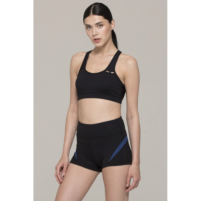 RESONANCE BRA 2.0, BLACK/PERFORATED BLACK MESH