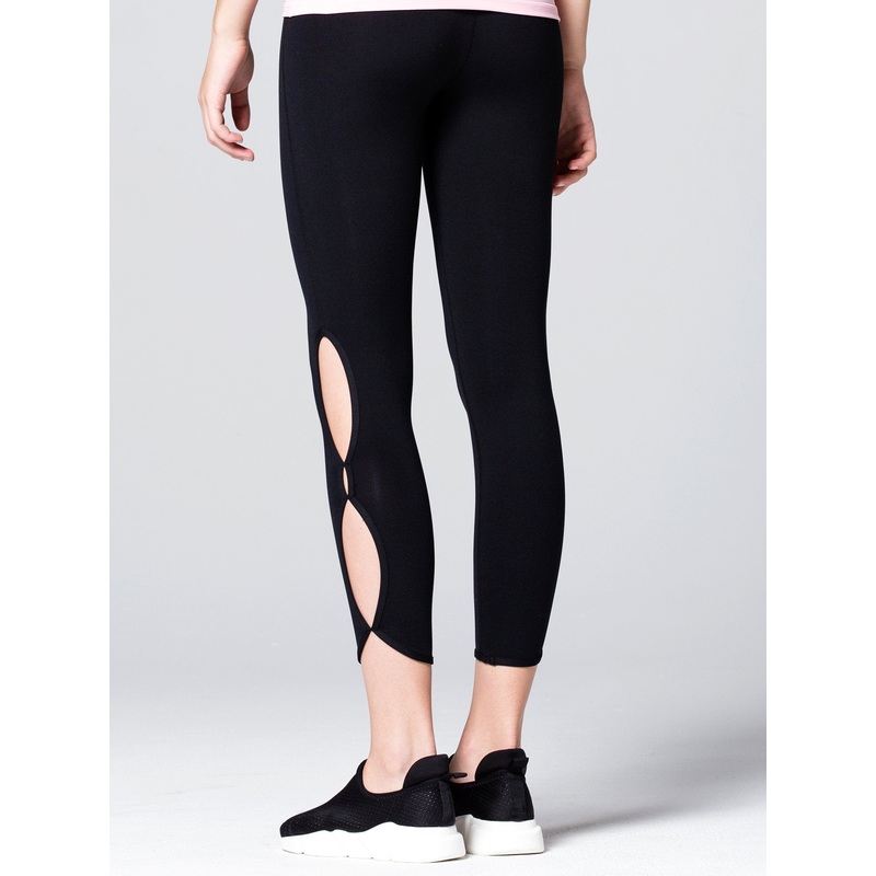 CHAKRA ANKLE CROPS, BLACK|xs