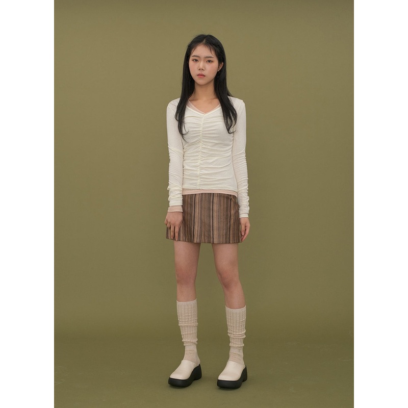 Cotton Knee Socks C2601|Black|Dark Gray|Beige|One Size