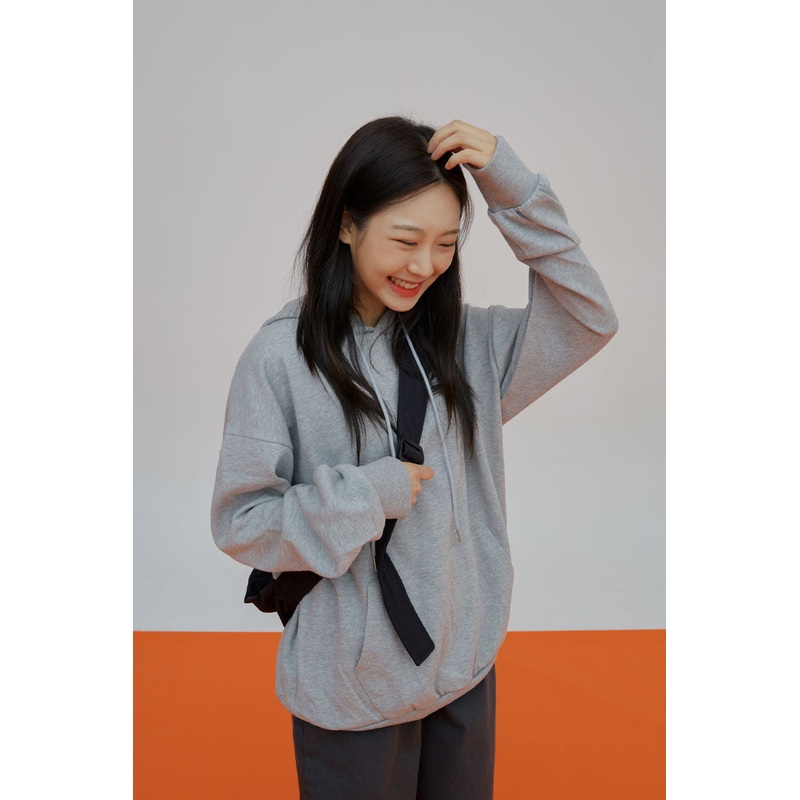 Essential Hoodie J23|Black|Gray|Brown|Navy|White Melange|S/M