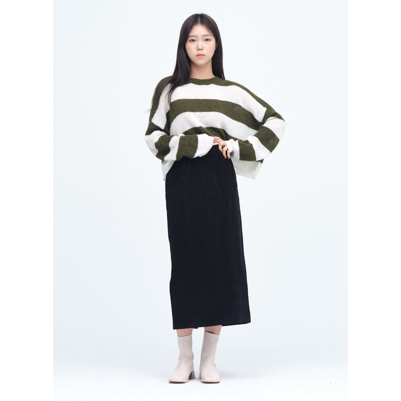 H-Line Corduroy Long Skirt #232