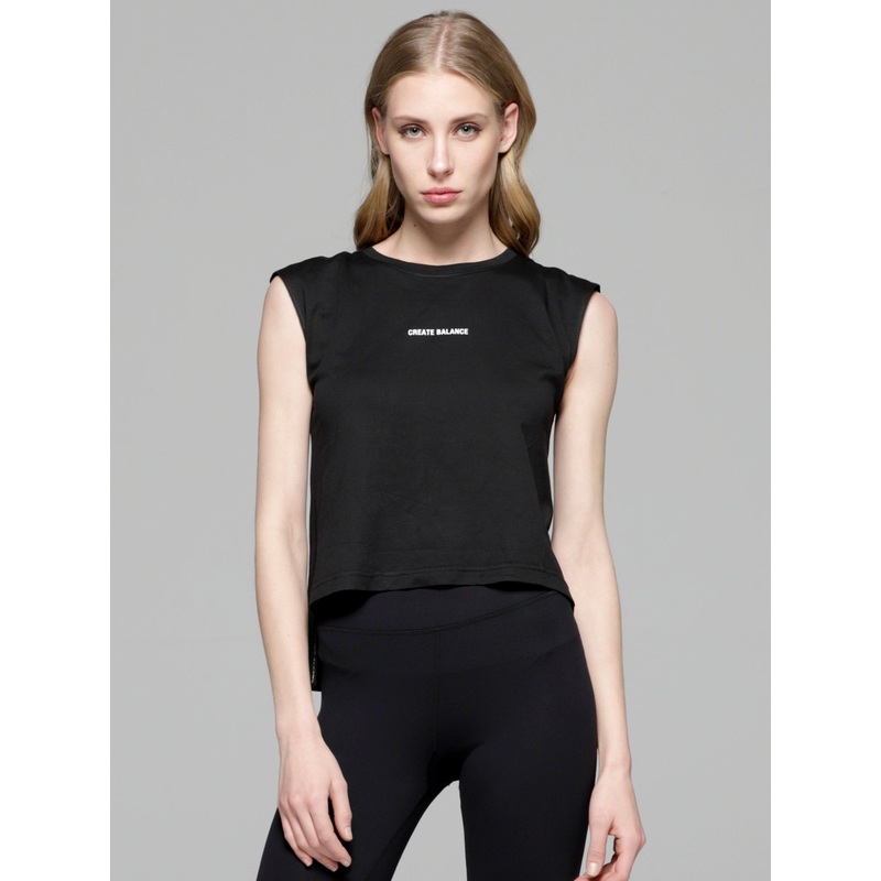 HI LO LOGO RIBBON TANK, BLACK|XS|S|M|L|BLACK