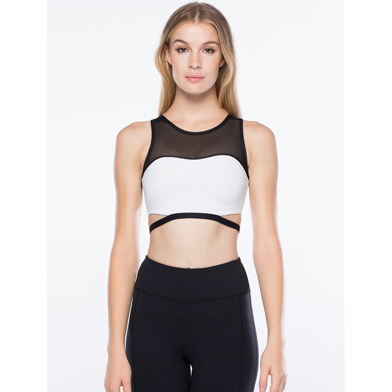 ILLUSION BRA 2.0, WHITE/BLACK MESH