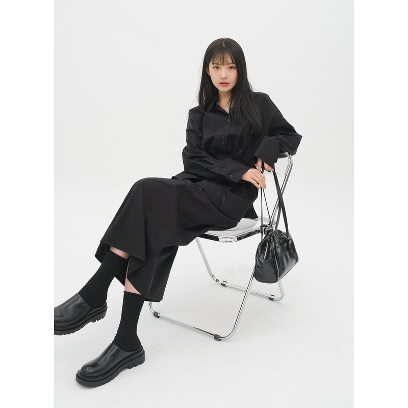 Maxi Shirt with Waist Strap J21