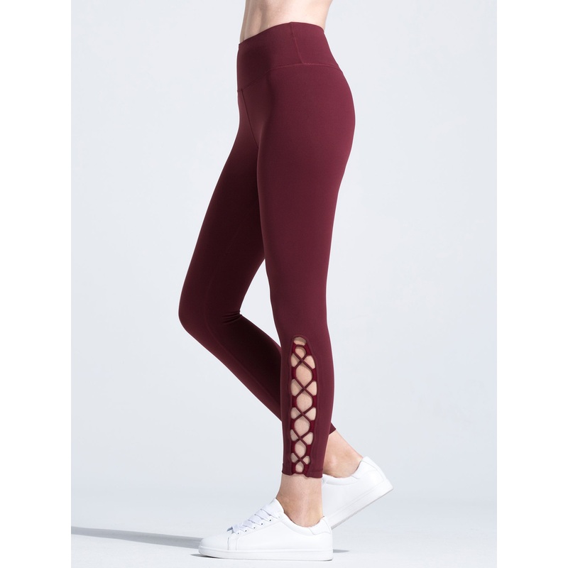 MUSE ANKLE CROPS, BORDEAUX|XS|S|M|L