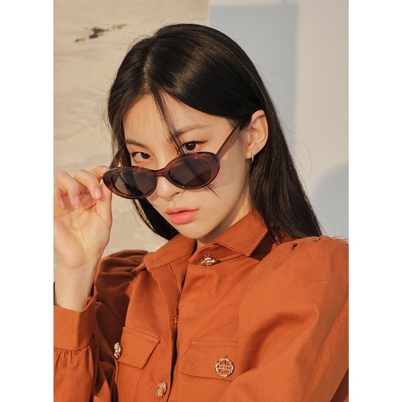 Oval Sunglasses J11|Black|Brown|Yellow|One Size