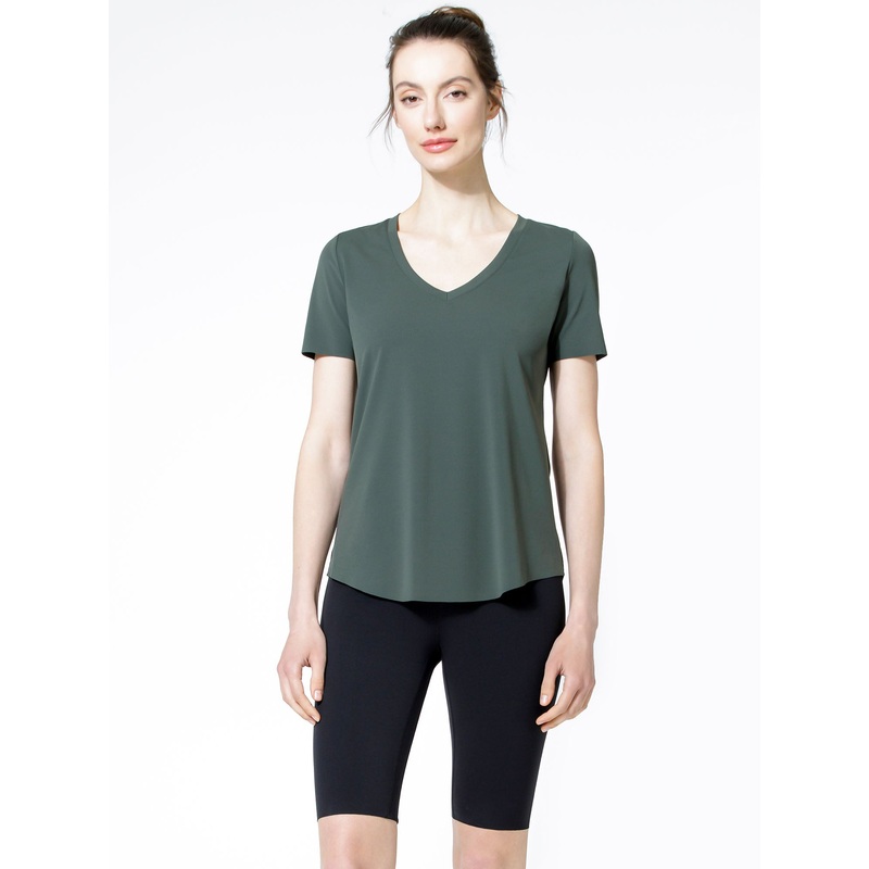 RELAXED NUDE TEE, DEEP FOREST|XS|S|M|L