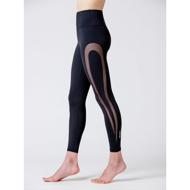 REVOLUTION PANTS, BLACK/BLACK MESH