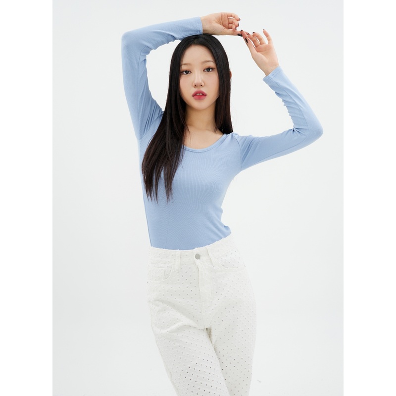Basic Crew Neck T Shirt K2302|Black|Gray|Blue|Beige|White|S