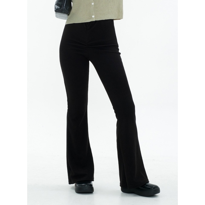 Boot-cut Shirring Banded Pants CM29