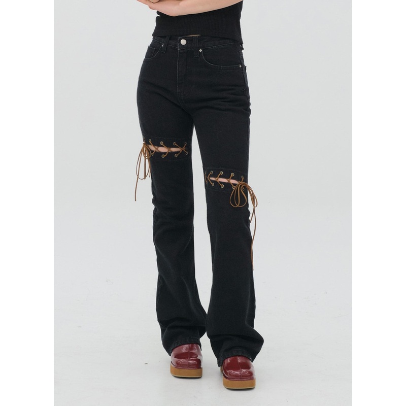 Bootcut Jeans F28|Blue Denim|Black Denim|S|M