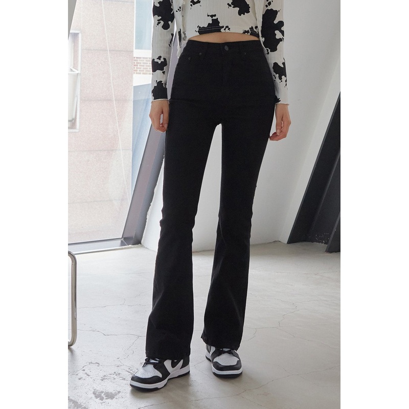 Bootcut Pants CM6|Black|Ivory|S|M|L