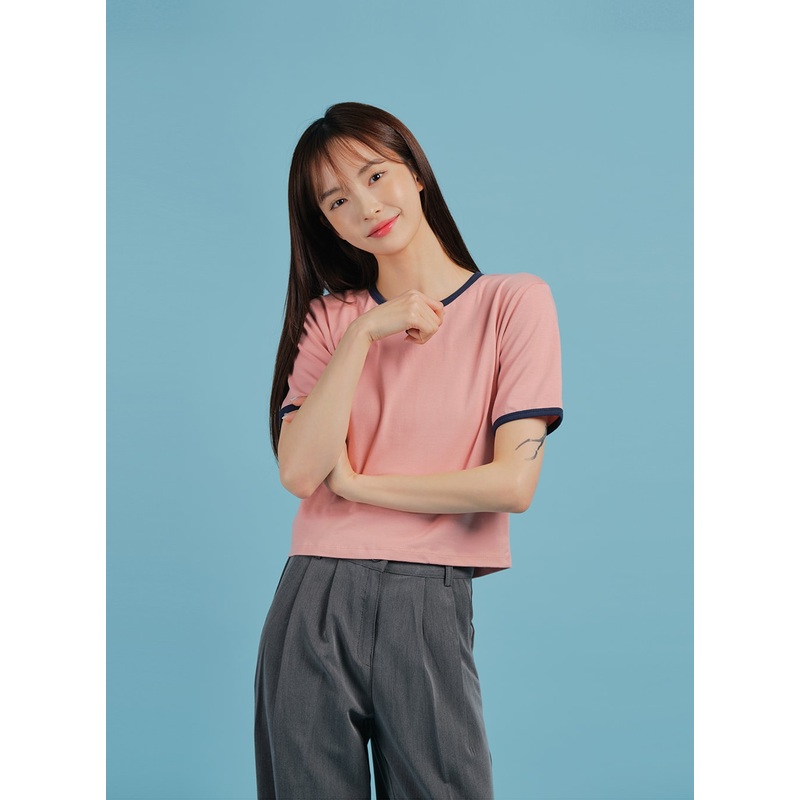 Colored T-Shirt BM2|Cream|Pink|Navy|S