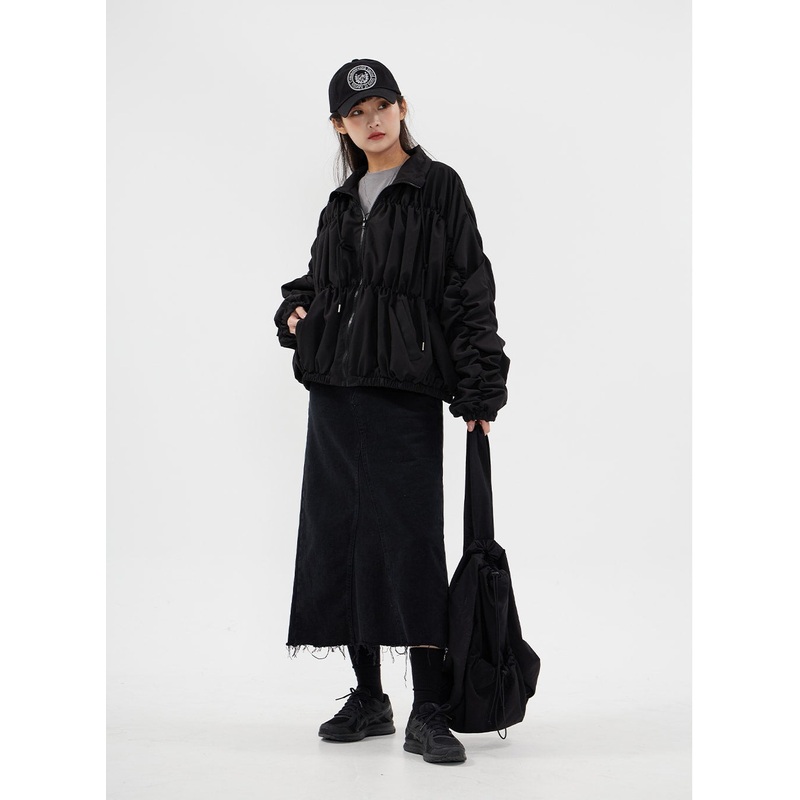 Denim Maxi Skirt CM3|Black Denim|S|M
