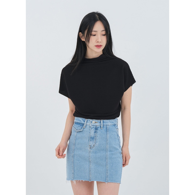 Denim Mini Skirt OM17|Skyblue|S|M