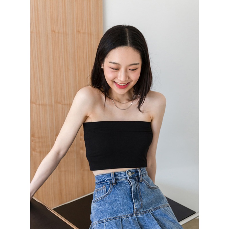 Everyday Tube Top CJj09|Black|White|S