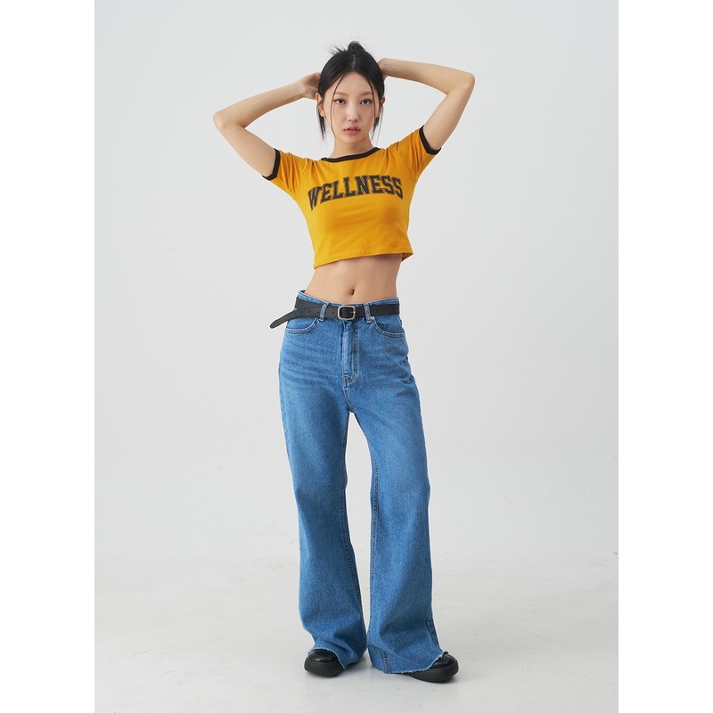 Extra Long Boot-cut Denim Pants CJ03