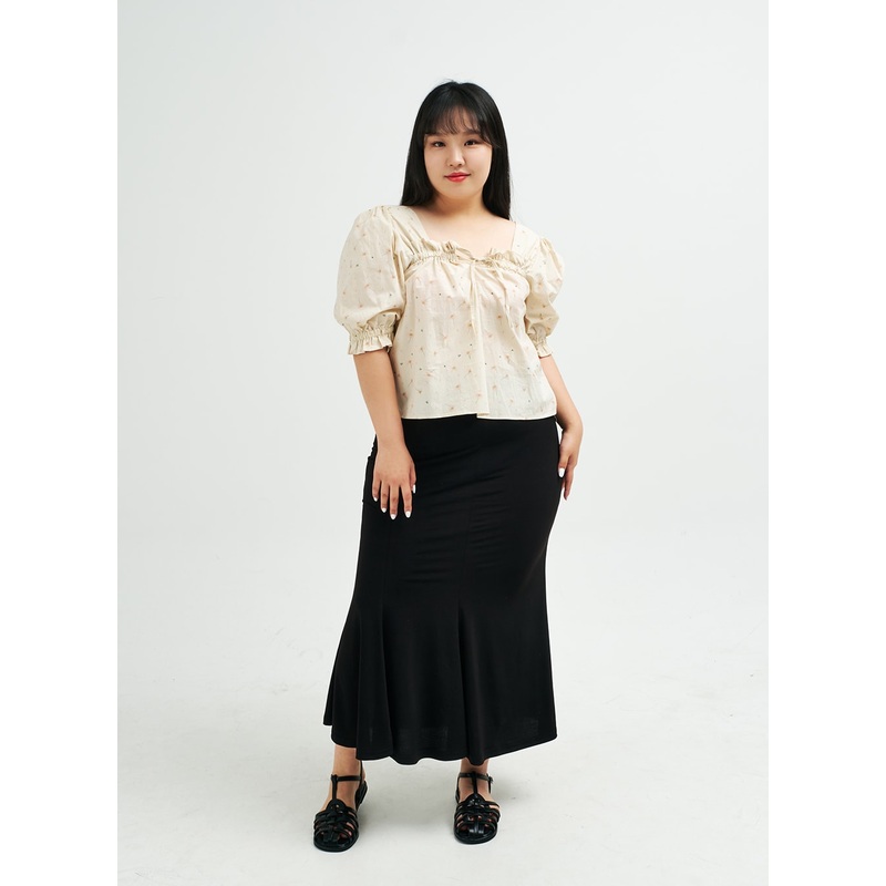 Plus Tight Mermaid Fit Maxi Skirt IY24