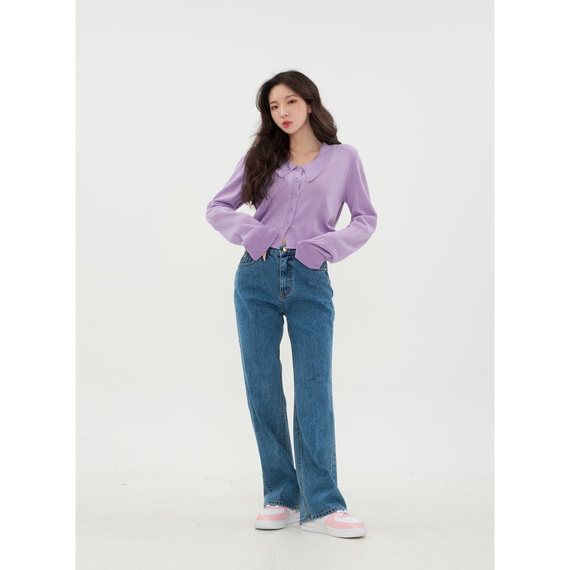 Semi Wide Jeans BM21|Blue|S|M|L