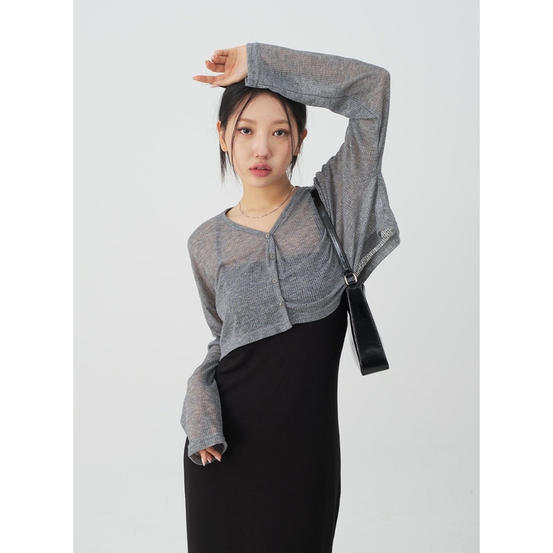 Summer Sheer Cropped Cardigan CJ07