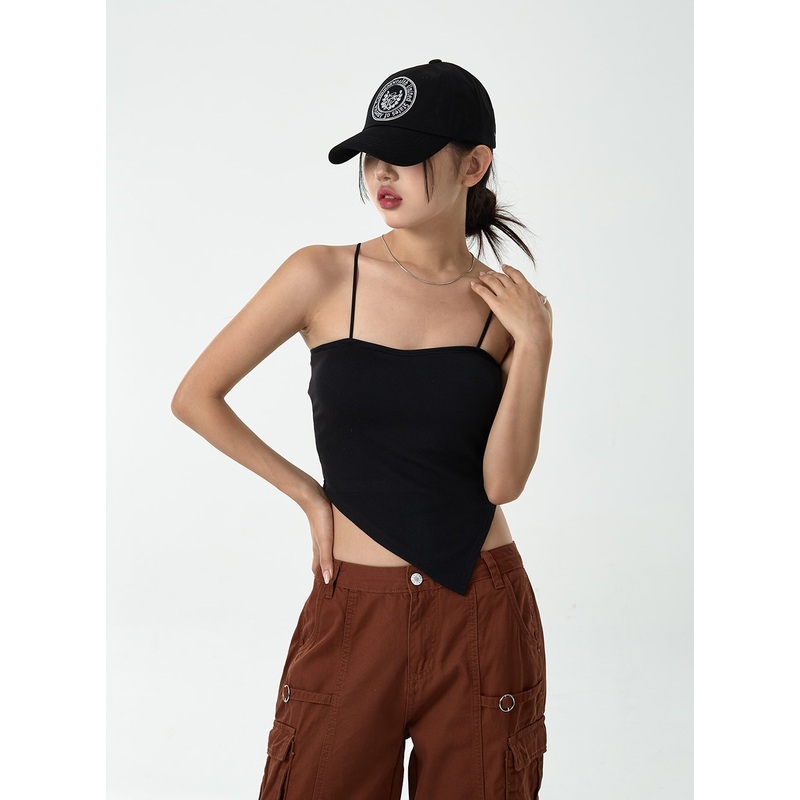 Thin Strap Top With Cups Inside CG10