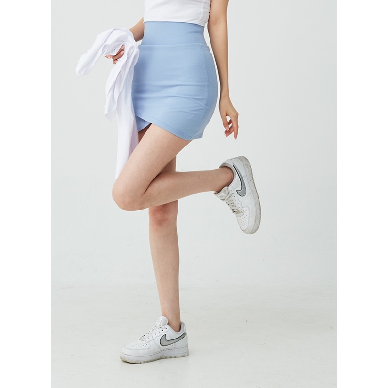 Tulip Line Miniskirt IU26|Pink|Light blue|Black|S