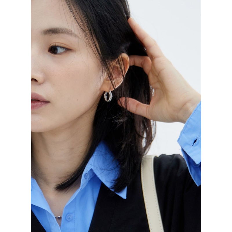 Twisted Two Line Earrings OS30