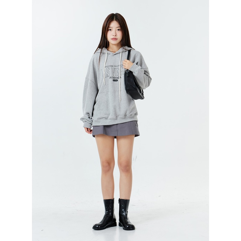 Two Button Pocket Mini Skirt OS02