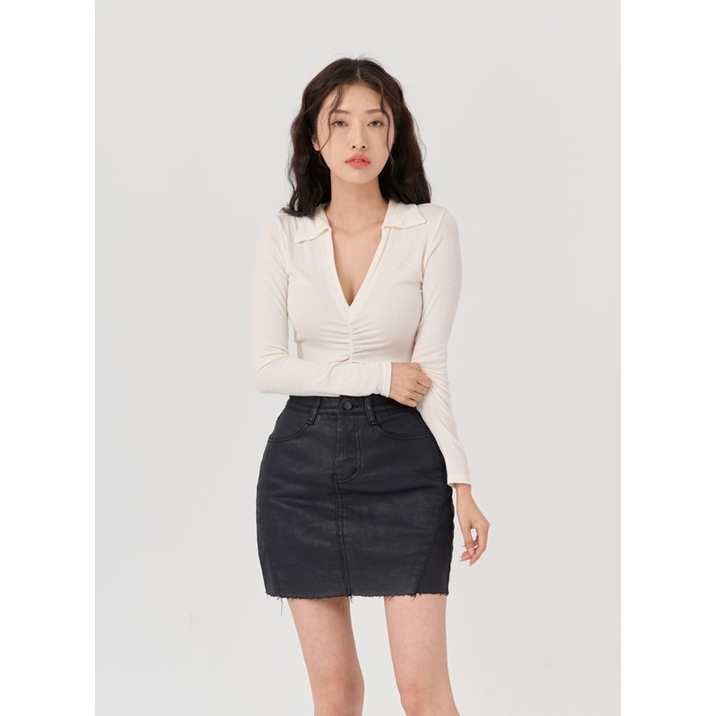 V-Neck Long Sleeve T-Shirt IG12