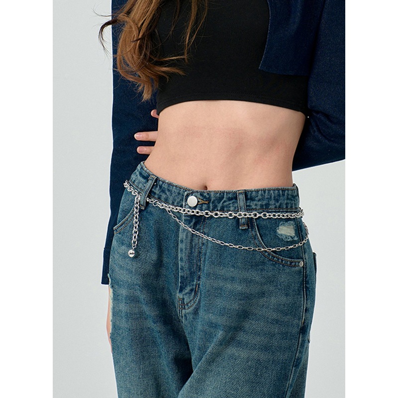 Chain Belt BN22|Light gray|One Size