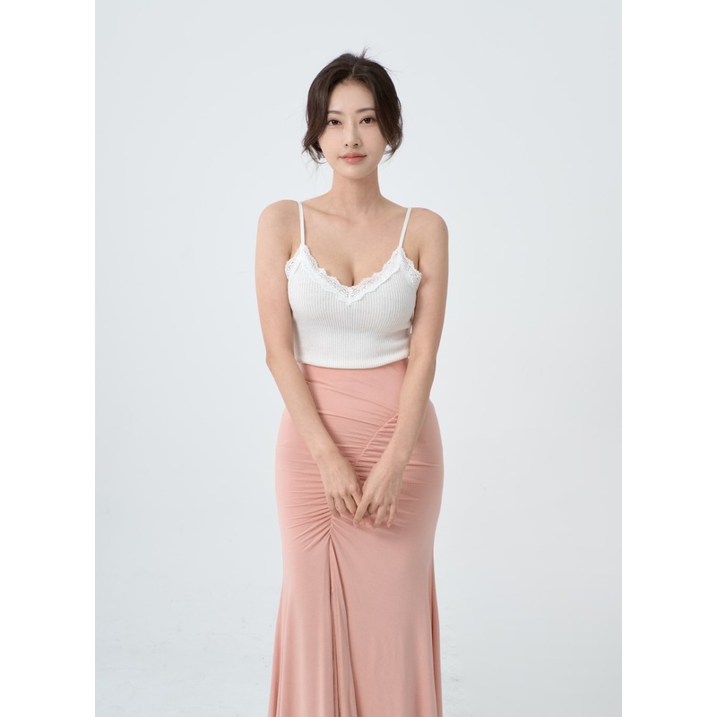 Crop Lingerie Style Tank Top IO26