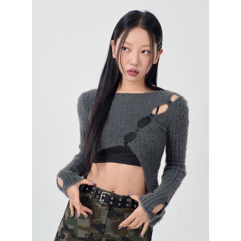 Double Hole Belt BD23|Black|One Size