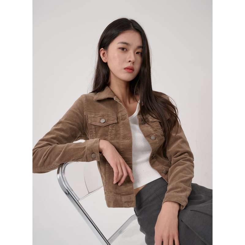 Front Pocket Button Jacket ID07