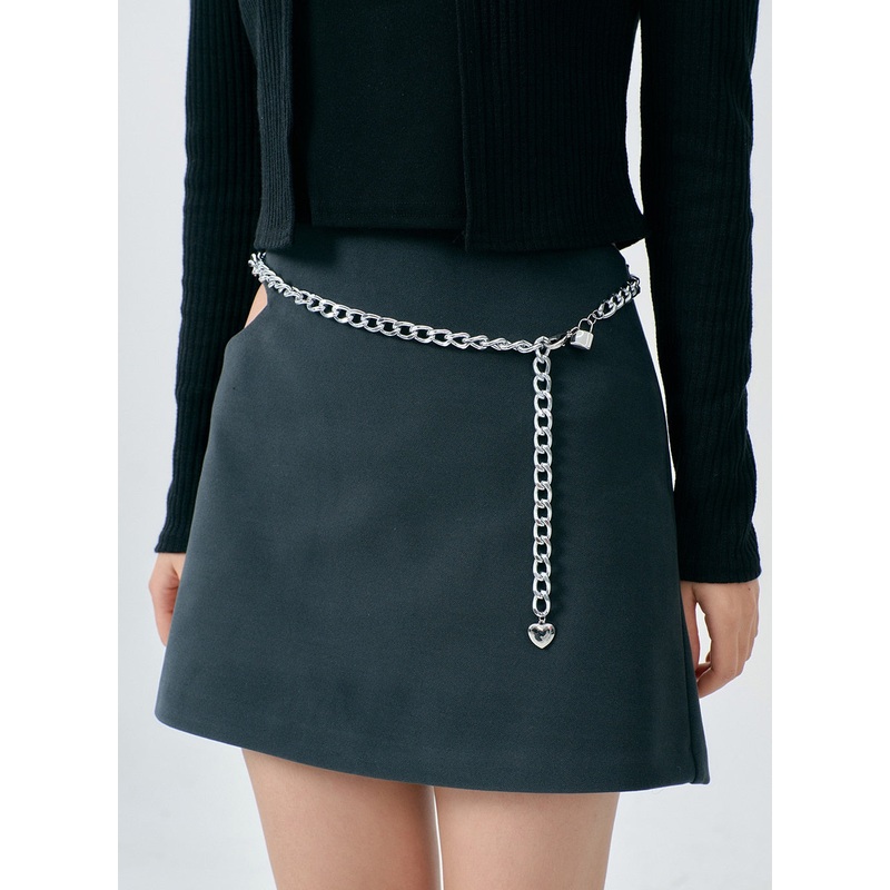 Heart And Padlock Chain Belt BD23