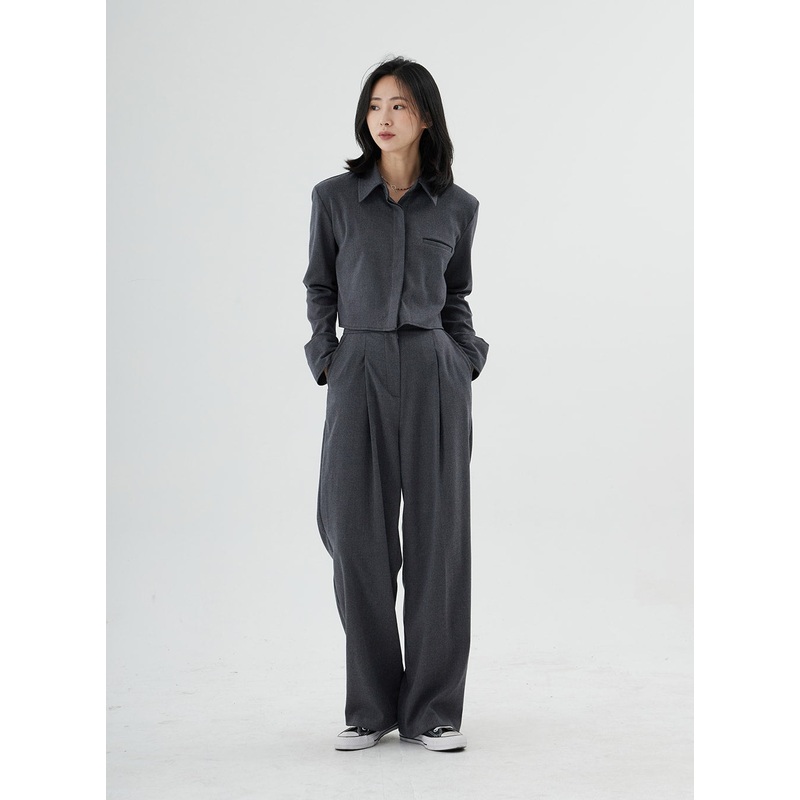 High Waist Maxi Tailored Pants ON11