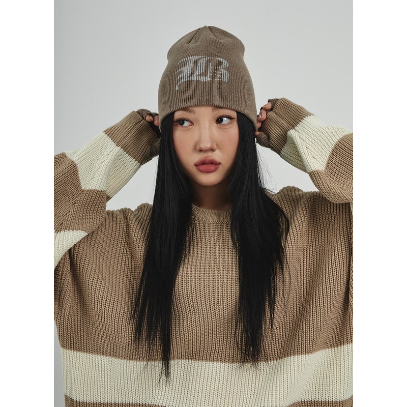 Lettering Detail Beanie Hat CD01