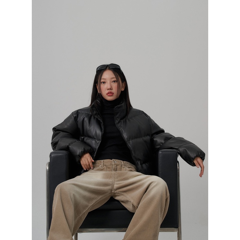 Light Washing Corduroy Wide Pants Unisex CN02