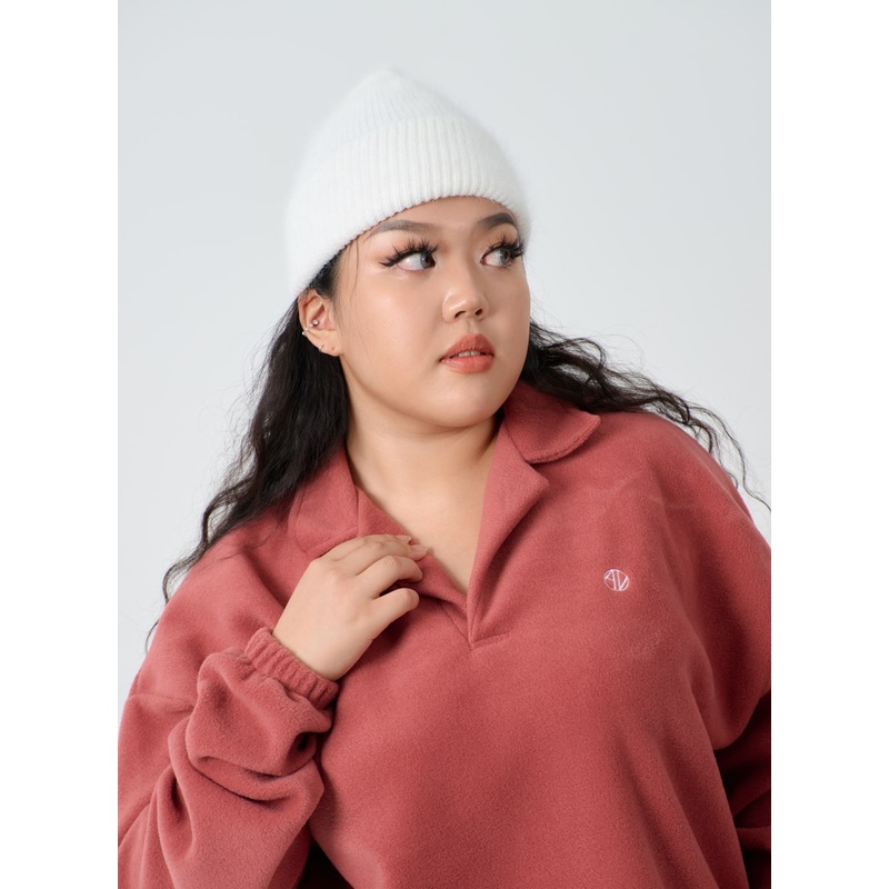 Plus Embroidered Oversized Sweatshirt ID27