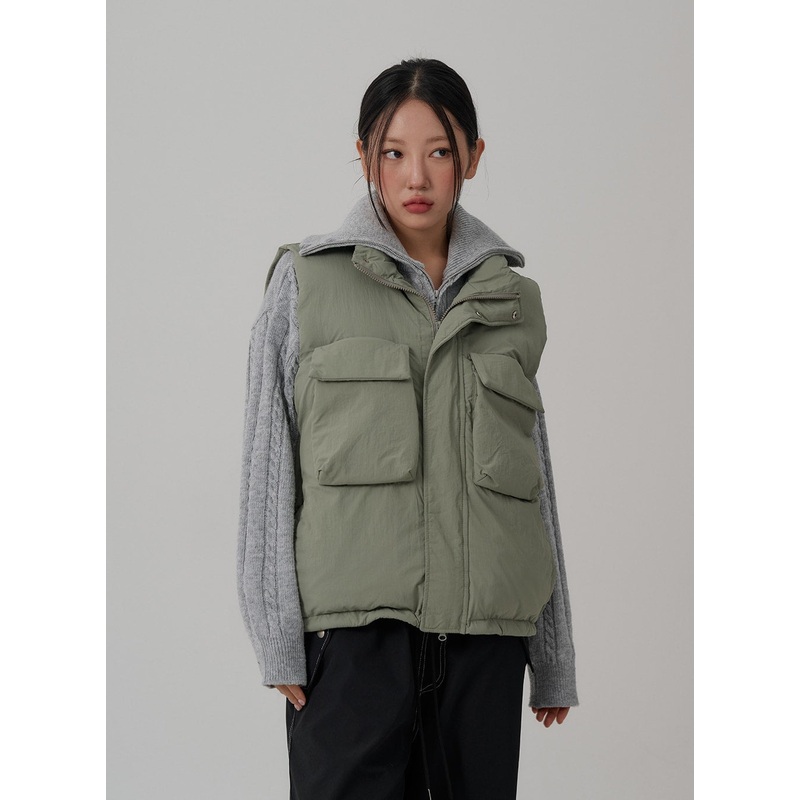 Pocket Puffer Waistcoat Unisex CN01