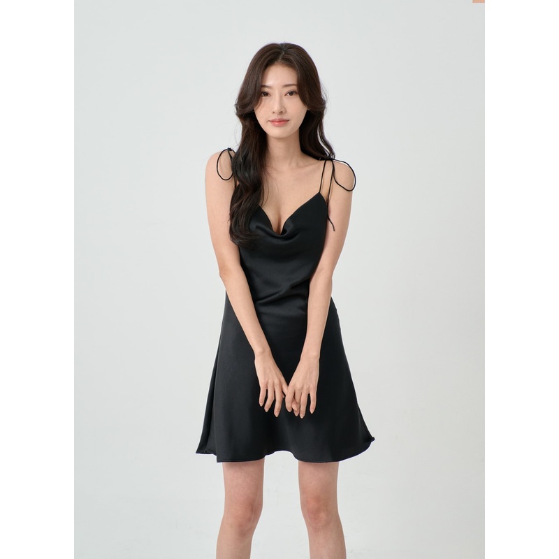 Satin Lingerie Style Mini Dress IN08