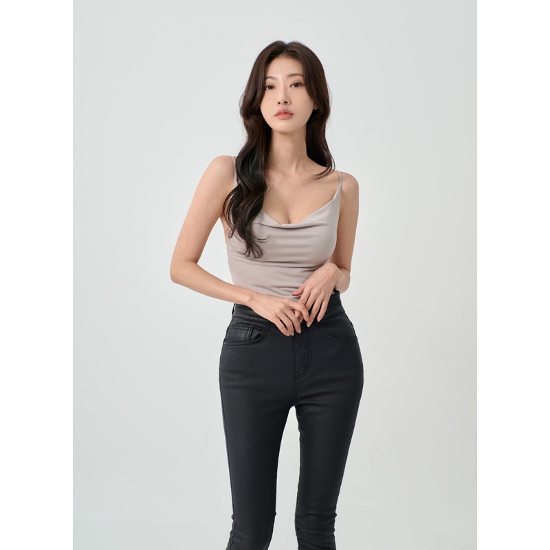 Sexy Loose U-Neck Thin Straps Tank Top IO31