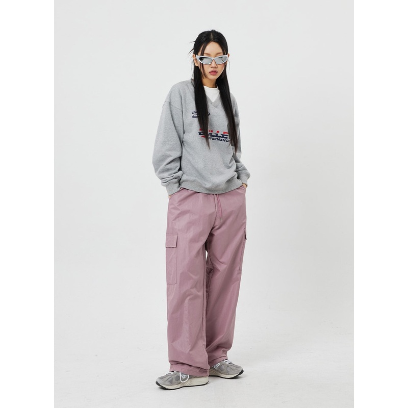 Baggy Cargo Pants Unisex F315|Dark pink|Gray|Black|M/L