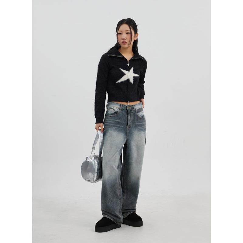 Baggy Low-Rise Jeans Unisex CJ326