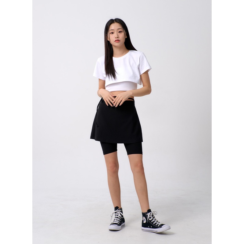 Biker Skort BM302|Dark gray|Black|S/M