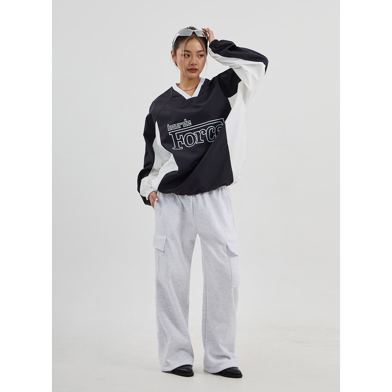Cargo Wide Leg Track Pants Unisex CJ313