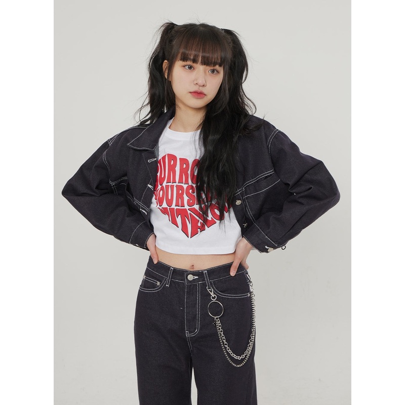 Cropped Drawstring Jacket BF307