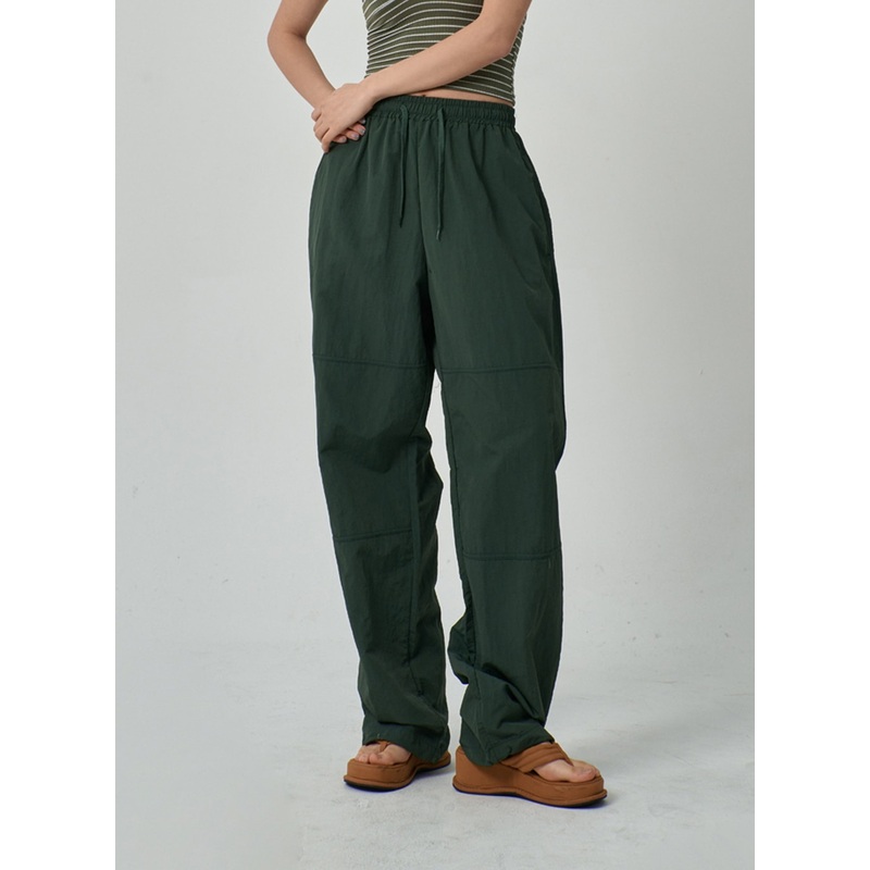 Drawstring Baggy Track Pants IF309